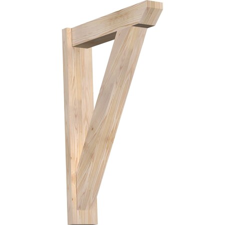 Ekena Millwork Traditional Slat Smooth Outlooker, Douglas Fir, 5 1/2"W x 24"D x 36"H OUT06X24X36TRA06SDF